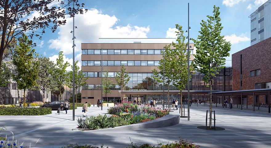 Bilde av Drammen sykehus
